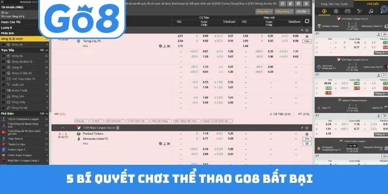 5 bí quyết chơi thể thao GO8 bất bại