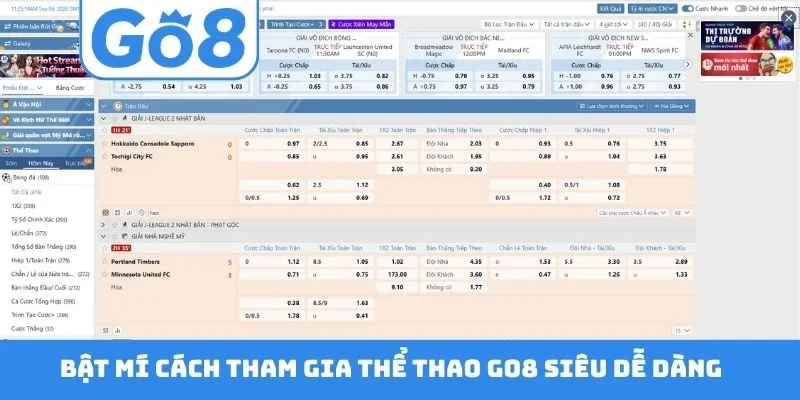 Bật mí cách tham gia thể thao GO8 siêu dễ dàng