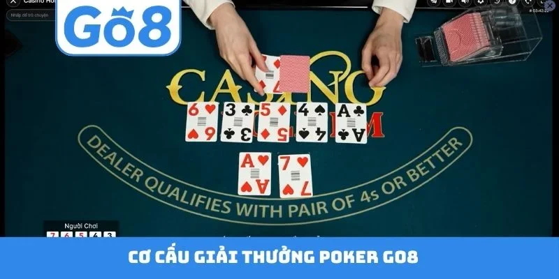 Cơ cấu giải thưởng Poker GO8